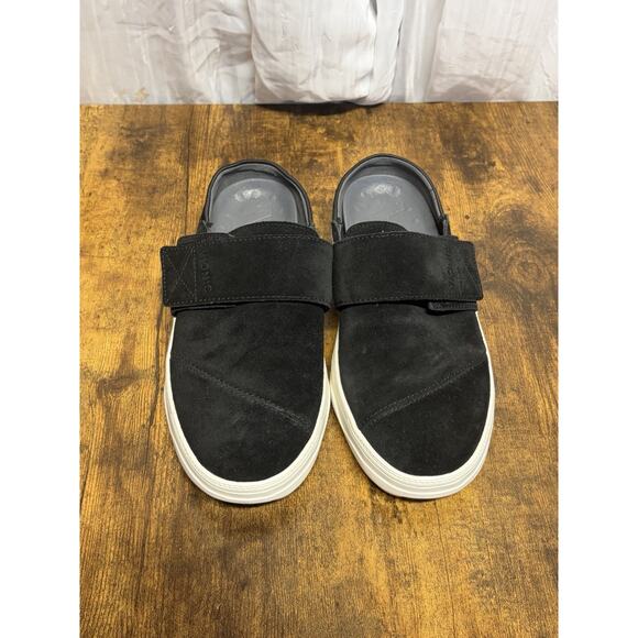 Vionic Women's 7 Black Suede Lotus Rx Recovery Shoes Clogs Mules Orthopedic - Picture 2 of 11